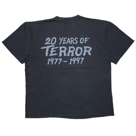 MISFITS 20 YEARS OF TERROR 1977-1997 BLACK FITS XL 1037