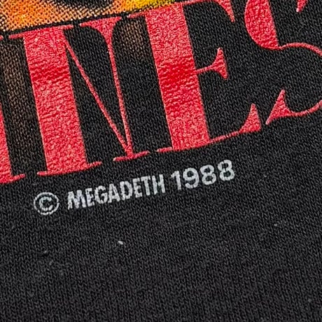 MEGADETH 1988 KILLING IS MY BUSINESS SPRING FORD LARGE 5174