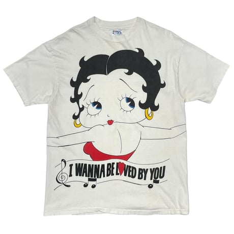 BETTY BOOP OVP I WANNA BE LOVED BY YOU TEE HANES XL 4786