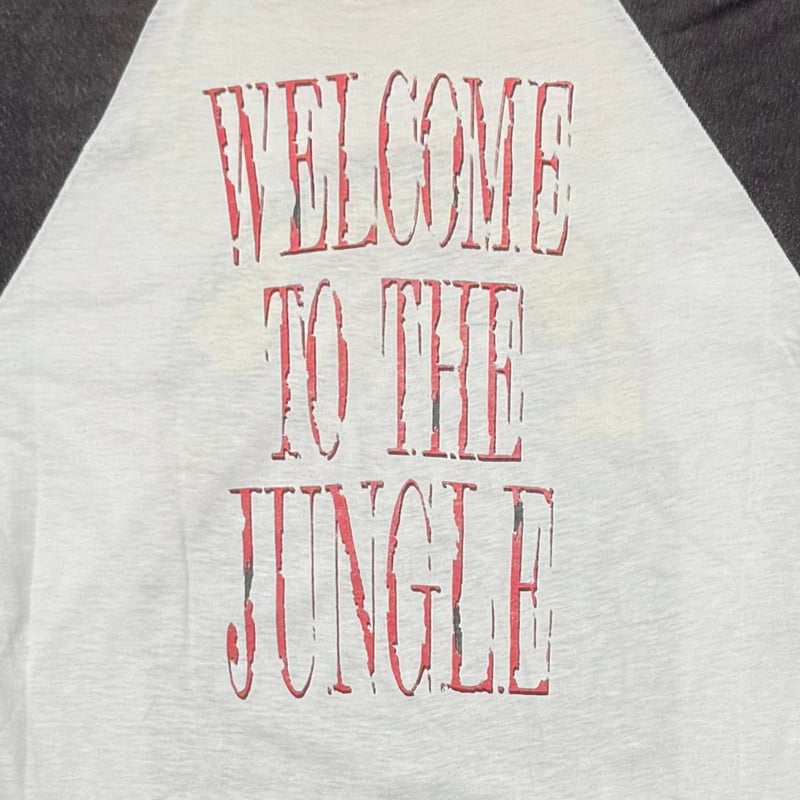 GUNS N' ROSES 1988 WELCOME TO THE JUNGLE RAGLAN