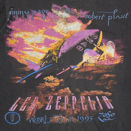 LED ZEPPELIN TOUR 1995 SHORT HILLS TEE XL 0919