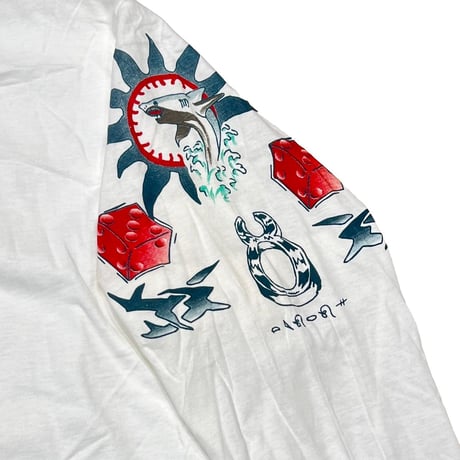 DENNIS RODMAN TATTOO LS WHITE XL 1162