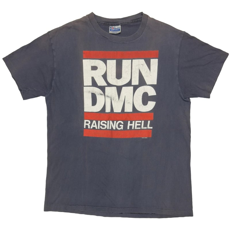 ［貴重］RUN DMC RAISING HELL タンクトップ XL 古着 RUN DMC 1986 RAISING HELL HANES LARGE 7451 | gr