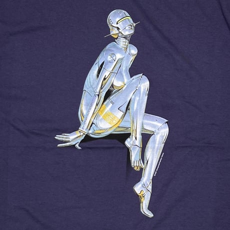 SORAYAMA HAJIME 空山 基 1997 [DEAD STOCK] FASHION VICTIM NAVY XL 5565