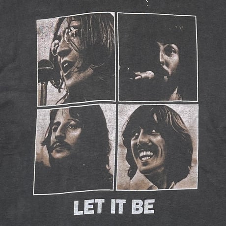 THE BEATLES LET IT BE HANES XXL 9296