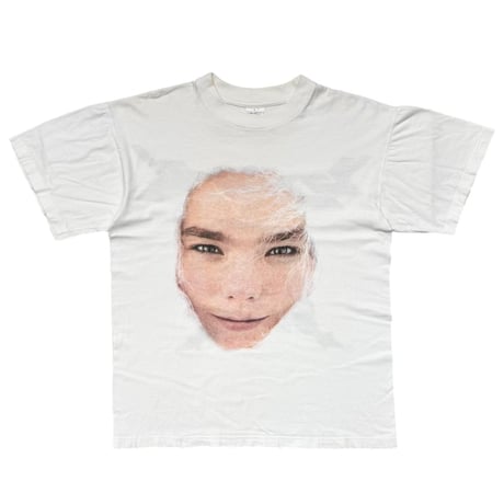 Bjork 1994 HUGE FACE WHITE PHOTO by Stephane Sednaoui EURO MEDIUM 2341