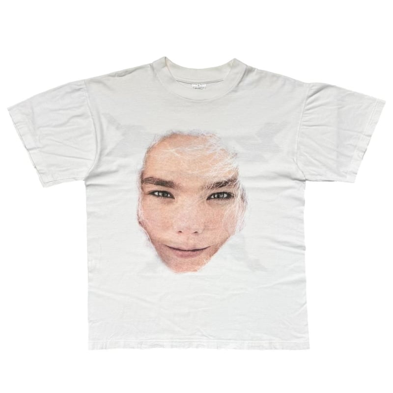 Bjork 1994 HUGE FACE WHITE PHOTO by Stephane Se