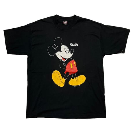 DISNEY VINTAGE MICKEY MOUSE FLORIDA SOUVENIR FRUIT OF THE LOOM BEST XL 0013