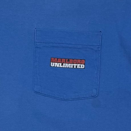 Marlboro COYOTE POCKET TEE BLUE FITS XL 6385
