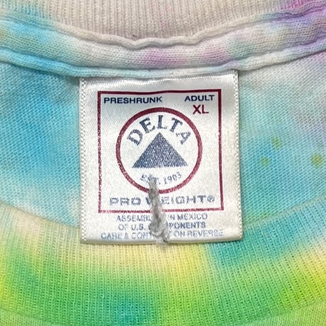 AEROSMITH SORAYAMA JUST PUSH PLAY TOUR 2001 BOOTLEG FADED TIEDYE DELTA XL 4970