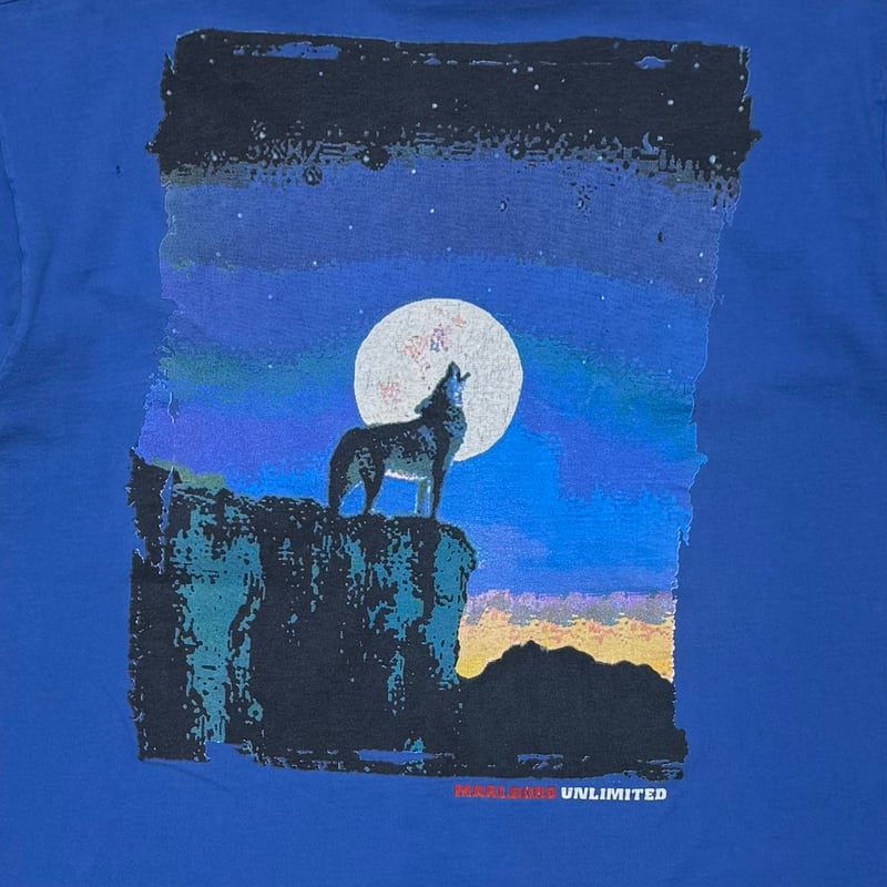 Marlboro COYOTE POCKET TEE BLUE FITS XL 6390 |