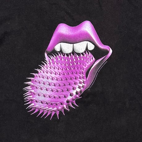 THE ROLLING STONES PURPLE SPIKE TONGUE VOODOO LOUNGE BROCKUM LARGE 6686