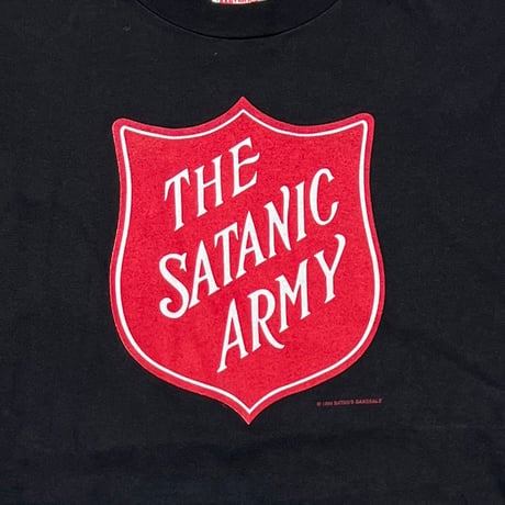 MARILYN MANSON THE SATANIC ARMY LS BLACK HANES XL 5924