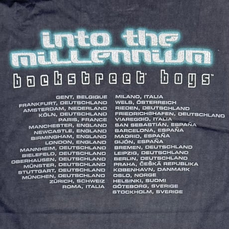 BACKSTREET BOYS INTO THE MILLENIUM TOUR BG LARGE 3901