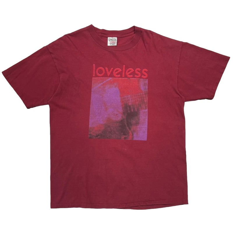 my bloody valentine loveless Tシャツ XL MY BLOODY VALENTINE LOVELESS BURGUNDY ONEITA XL