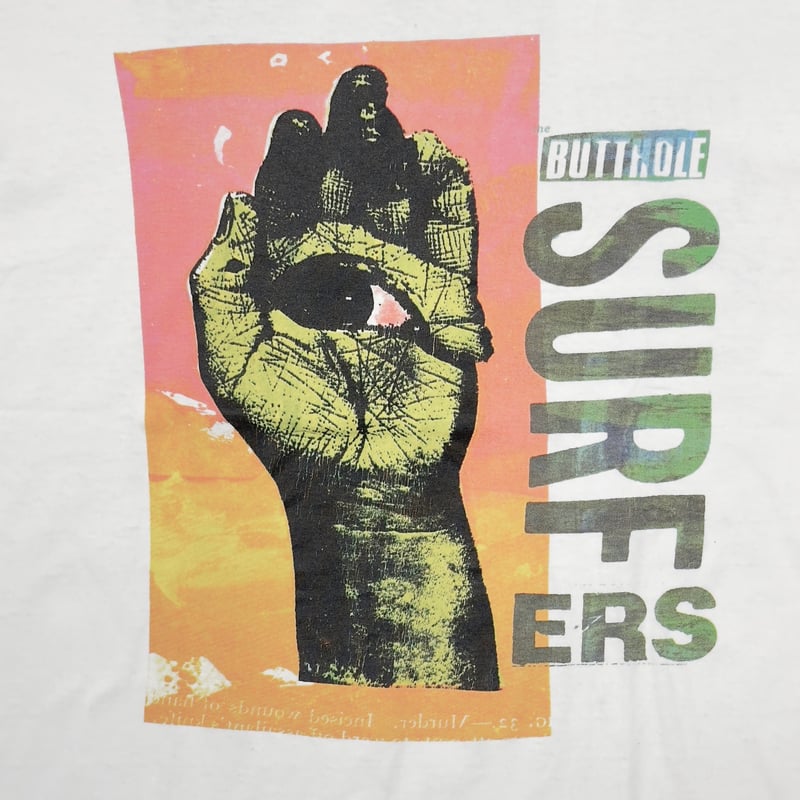 BUTTHOLE SURFERS HAND EYE WHITE GIANT BY TEEJAY