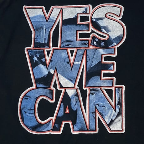 BARACK OBAMA YES WE CAN TEE ALSTYLE LARGE 7473