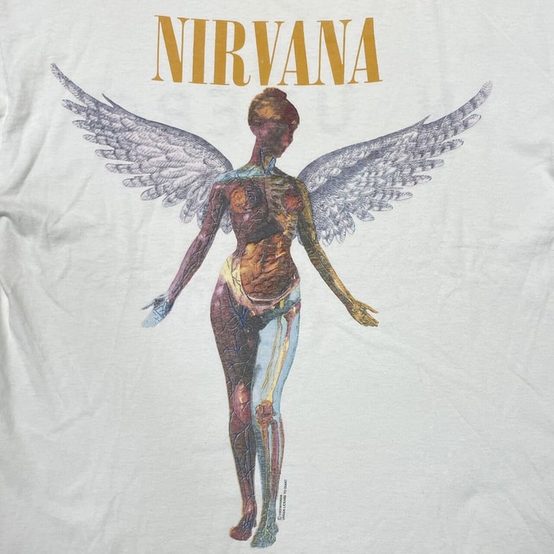 NIRVANA IN UTERO 1993 LS SCREEN STARS XL 7643 |