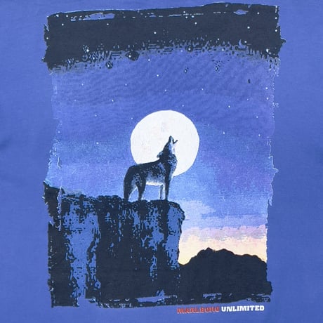 Marlboro UNLIMITED COYOTE POCKET TEE BLUE FITS XL 1165