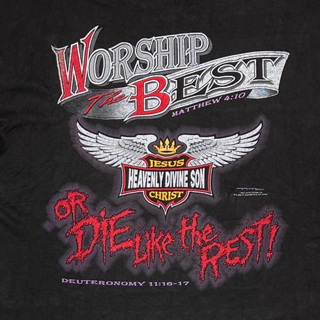 OLD & VINTAGE JESUS Born to Die THAT YOU MIGHT LIVE ! 1991 ONEITA XXL 9293