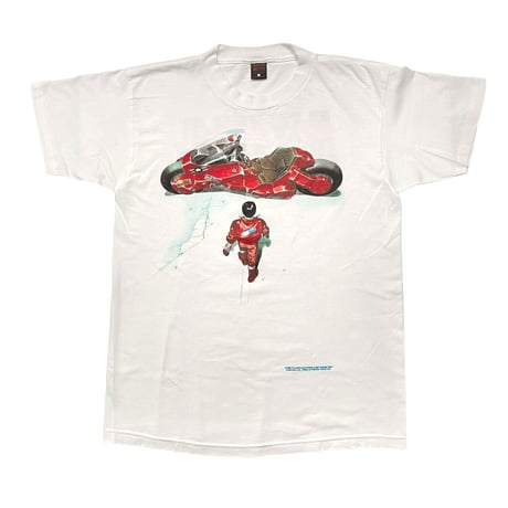 AKIRA 1988 KANEDA BIKE TEE WHITE FASHION VICTIM LARGE 7070