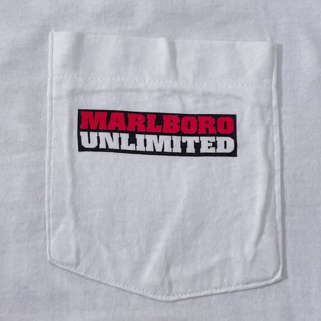 Marlboro HORSE CREEK POCKET TEE WHITE FRUIT OF THE LOOM XL 4 9904