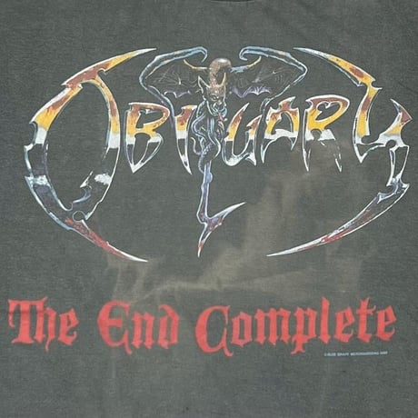 OBITUARY THE END COMPLETE BLUE GRAPE XL 5627