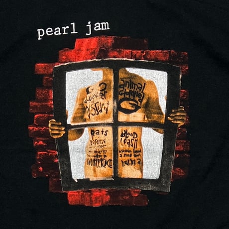 PEARL JAM WINDOW PAIN FRUIT OF THE LOOM LARGE 8575