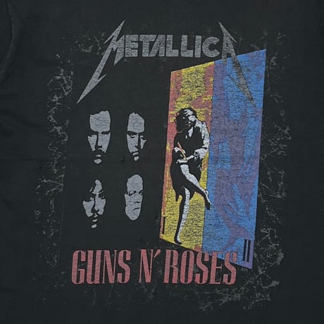 GUNS N' ROSES × METALLICA TOUR 1992 WITH SPECIAL GUEST FAITH NO MORE FRUIT OF THE LOOM LARGE 1694