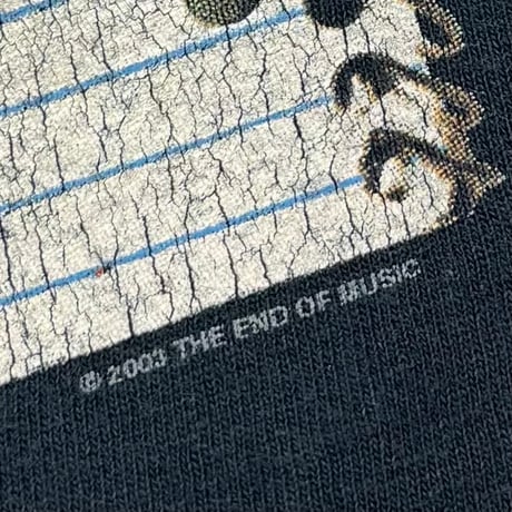 NIRVANA KURT COBAIN THE END OF MUSIC NOTE BLUE PORTRAIT ANVIL MEDIUM 7138