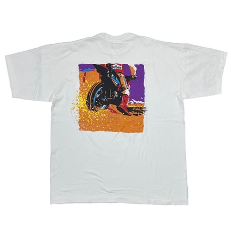 Marlboro ADVENTURE TEAM MOTORCYCLE POCKET TEE WHITE XL 9959