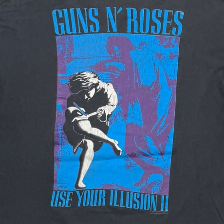 GUNS N' ROSES USE YOUR ILLUSION 1 1991 DOUBLE SIDE BROCKUM XL 3786
