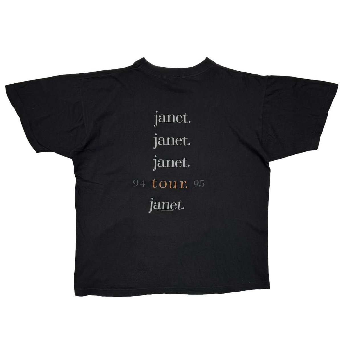 1998 janet jackson tour Tshirt usa製 1998 janet jackson tour