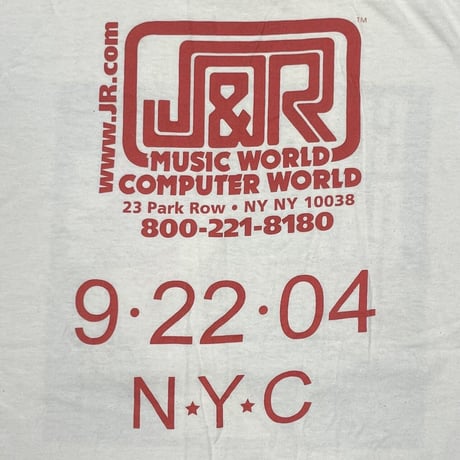 GREEN DAY AMERICAN IDIOT J&R 2004 WHITE FRUIT OF THE LOOM XL 4702
