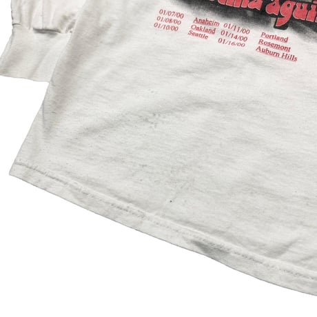 TLC TOUR 2000 WITH CHRISTINA AGUILERA LS WHITE FRUIT OF THE LOOM XL 3533
