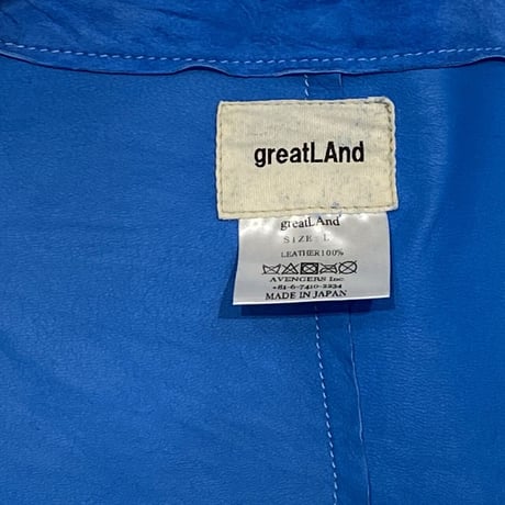 greatLAnd ORIGINAL ANTI VEGAN CARDIGAN / VEGETABLE LAMB SUEDE LARGE 4590
