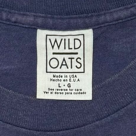 CIRCLE JERKS LOGO SKUNKER NAVY WILD OATS LARGE 9374