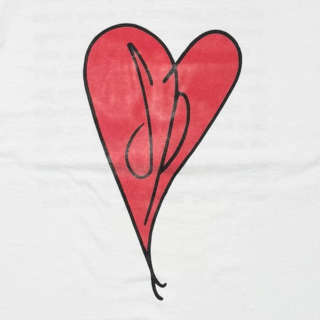 THE SMASHING PUMPKINS SP RED HEART WHITE GIANT BY TEEJAYS XL 5545