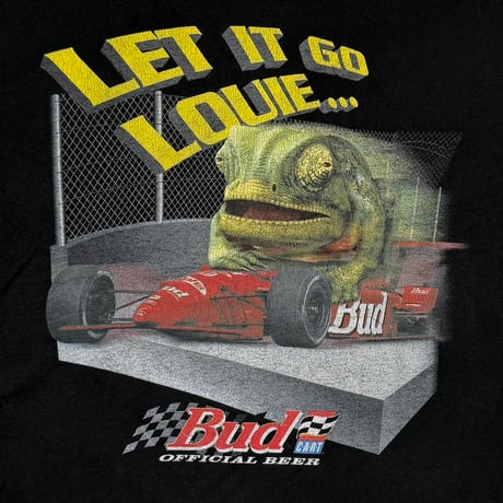 Budweiser LIZARD RACING LET IT GO LOUIE FRUIT OF THE LOOM XL 4000