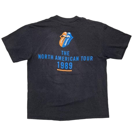 ROLLING STONES 	1989 THE NORTH AMERICAN TOUR SPLIT LIP & TONGUE FITS LARGE 8003