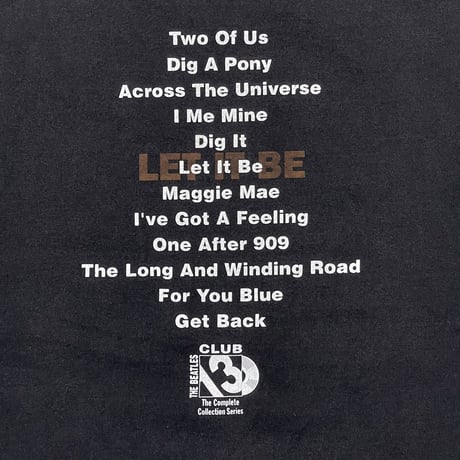 BEATLES LET IT BE TENNESSEE RIVER LARGE 9267