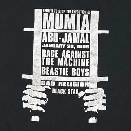 MUMIA ABU JAMAL FREE MUMIA 1999 RAGE AGAINST THE MACHINE BEASTIE BOYS GIANT LARGE 1967