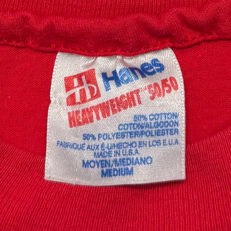 MELVINS FLOWER RED HANES MEDIUM 5082