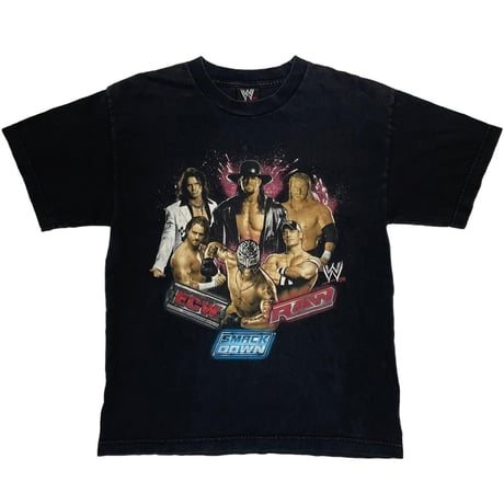 WWE SMACK DOWN TEE BLACK XL 9019