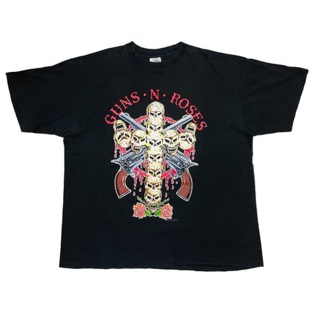 GUNS N' ROSES USE YOUR ILLUSION TOUR 1991 SKULL CROSS BROCKUM OSFA FITS XXL 8783