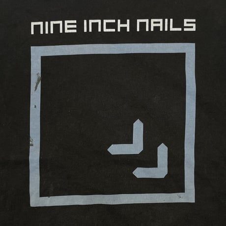 NINE INCH NAILS 00s SQUARE LOGO HANES 2XL 0748