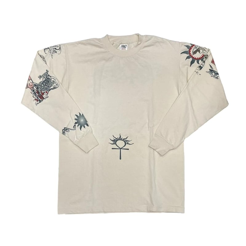 DENNIS RODMAN TATTOO LS TEE NATURAL LARGE 2568
