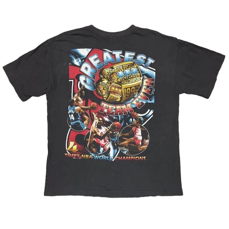 NBA CHICAGO BULLS RAP DESIGN 4 TIMES WORLD CHAMPION GREATEST TEAM EVER EVANS XXL 5294