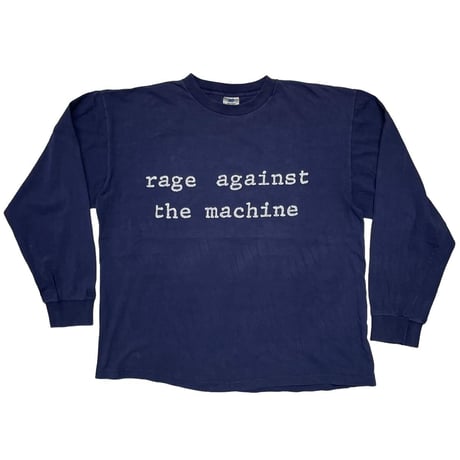 RAGE AGAINST THE MACHINE LOGO LS TEE NAVY XL 3472