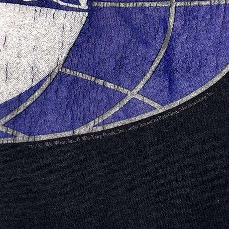 WU-TANG CLAN BLUE GLOBE LOGO BACK MEMBER POLYGRAM XL 4650
